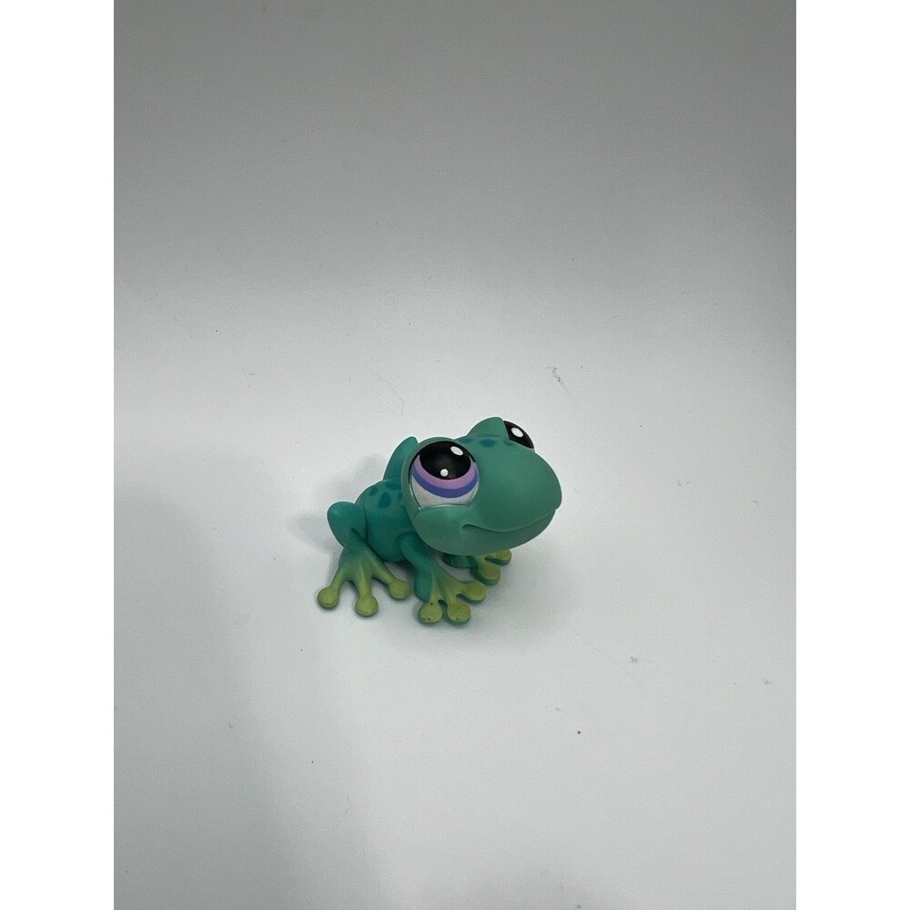 Frog #155 LPS Littlest Pet Shop Hasbro Authentic Purple Eyes